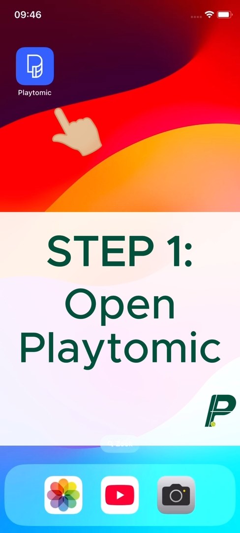 Open match boeken op Playtomic — stap 1 van 12