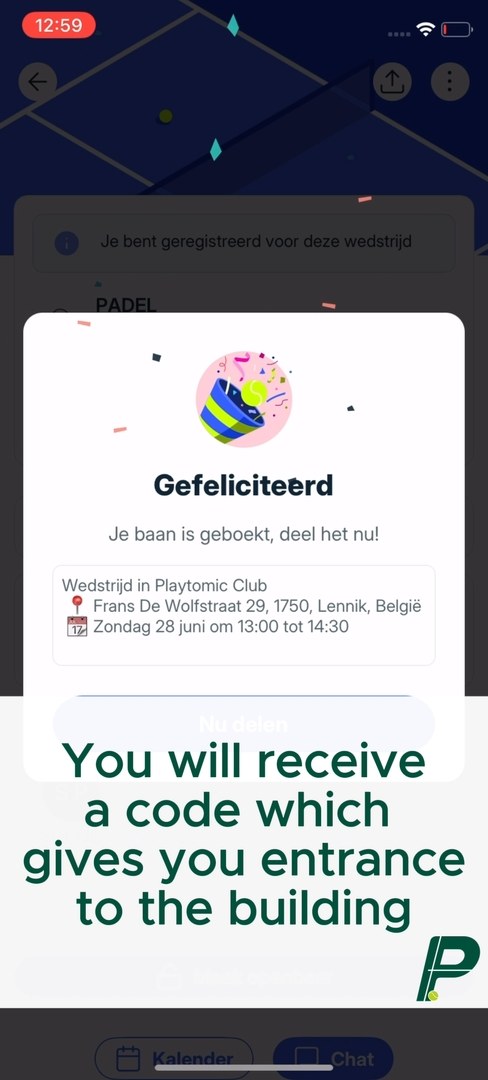 Zo boek je een terrein op Playtomic — beeld 21 van 22