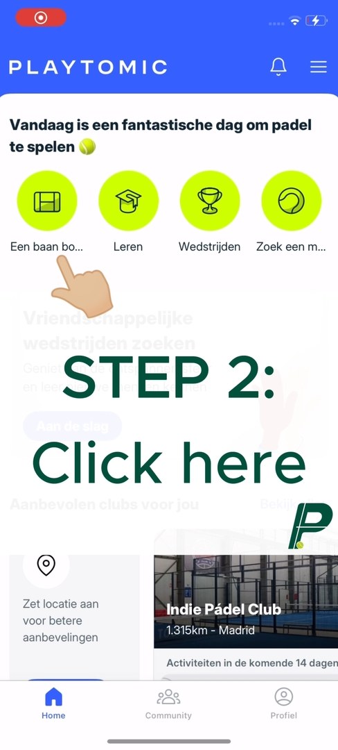Zo boek je een terrein op Playtomic — beeld 3 van 22